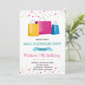 Einladung zum Girl-Shopping (Stehend Vorderseite)