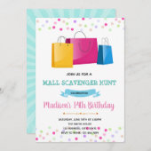 Einladung zum Girl-Shopping (Vorne/Hinten)