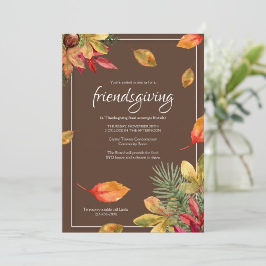 Einladung zum glorreichen Fall (Stehend Vorderseite)