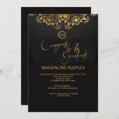 Einladung zum Gold Marquee (Vorne/Hinten)