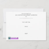 Einladung zum Goldenen Hochzeitstag (Rückseite)