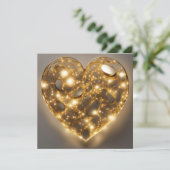 Einladung zum Goldenen Hochzeitstag (Stehend Vorderseite)