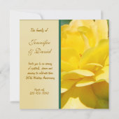 Einladung zum Goldenen Hochzeitstag (Rückseite)