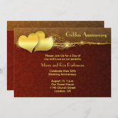 Einladung zum goldenen Jubiläum (Vorne/Hinten)