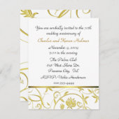 Einladung zum Goldenen Jubiläum (Vorne/Hinten)