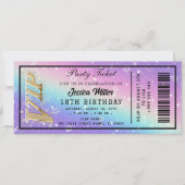 Einladung zum Goldenen Party (Vorderseite)