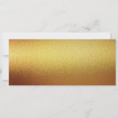 Einladung zum Goldenen Party (Rückseite)