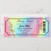 Einladung zum Goldenen Party (Vorderseite)