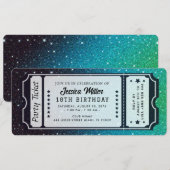 Einladung zum Goldenen Party (Vorne/Hinten)