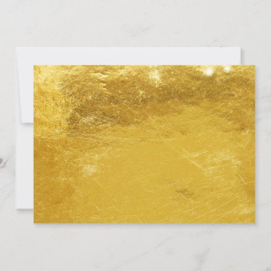 Einladung zum Goldenen Party (Rückseite)