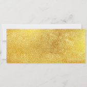 Einladung zum Goldenen Party (Rückseite)