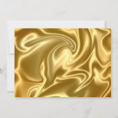 Einladung zum Goldenen Party (Rückseite)