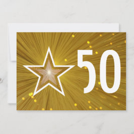 Einladung zum Goldenen Star "50"-Jubiläum