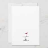 Einladung zum Golf (Rückseite)