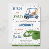 Einladung zum Golf Birthday (Vorderseite)