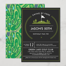 Einladung zum Golf Birthday Party