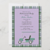 Einladung zum Golf Cart (Vorderseite)