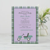 Einladung zum Golf Cart (Stehend Vorderseite)