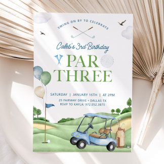 Einladung zum Golf Geburtstag, 3. Golf Geburtstags