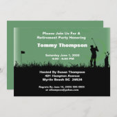 Einladung zum Golf-Rente (Vorne/Hinten)