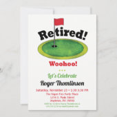 Einladung zum Golf-Rente - Golfen-Rente (Vorderseite)