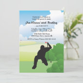 Einladung zum Golf Shot (Stehend Vorderseite)