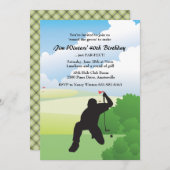 Einladung zum Golf Shot (Vorne/Hinten)