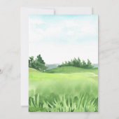 Einladung zum Golfturnier (Rückseite)