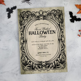 Einladung zum Gothic Frame Halloween-Party