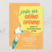 Einladung zum Grand Opening Bull Horn (Vorne/Hinten)