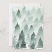 Einladung zum Green und Gold Mountain Junggeselinn (Rückseite)