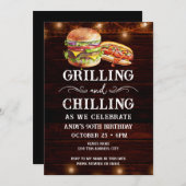 Einladung zum Grillen und Kühlen der GRILLEN 90. G (Vorne/Hinten)