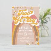 Einladung zum Groovy 2. Geburtstag (Stehend Vorderseite)