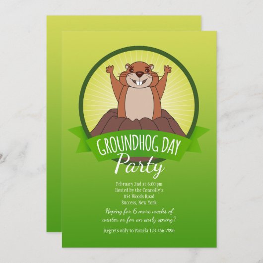 Einladung zum Grundstück (Vorne/Hinten)