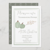 Einladung zum grünen Erntedank (Vorne/Hinten)