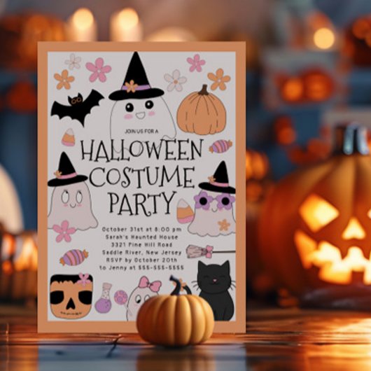 Einladung zum Halloween-Party