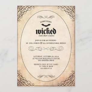 Einladung zum Halloween-Party