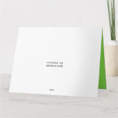 Einladung zum Halloween-Party "BEWARE" (Rückseite)