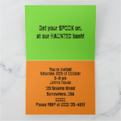 Einladung zum Halloween-Party "BEWARE" (Innenseite)