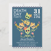 Einladung zum Halloween-Party des Todes (Vorderseite)