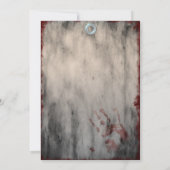 Einladung zum Halloween-Party des Zehenmarkts (Rückseite)