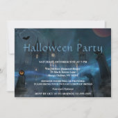 Einladung zum Halloween-Party Eerie Night (Vorderseite)