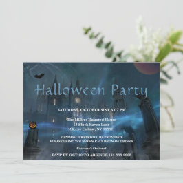 Einladung zum Halloween-Party Eerie Night