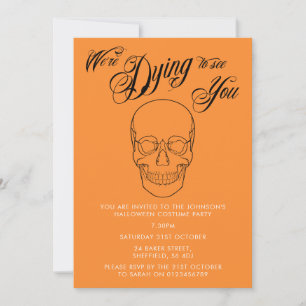 Einladung zum Halloween-Party - elegante Einladung