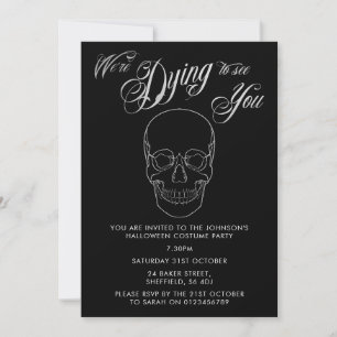 Einladung zum Halloween-Party - Erwachsener einlad