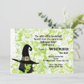 Einladung zum Halloween-Party "Gute Zeit" (Stehend Vorderseite)