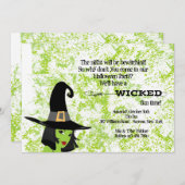 Einladung zum Halloween-Party "Gute Zeit" (Vorne/Hinten)