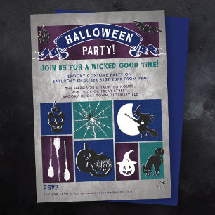 Einladung zum Halloween-Party "Gute Zeit"