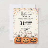 Einladung zum Halloween-Party im Kawaii-Stil - Bea