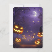 Einladung zum Halloween-Party Scare Fest - Spooky  (Rückseite)